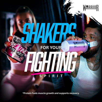 Black Protein Shaker Bottle 600Ml – the Home of Creatine – Leakproof Gym Shaker Cup for Protein Shakes, Creatine, Pre Workout &amp; Supplements – BPA Free Mixing Bottle