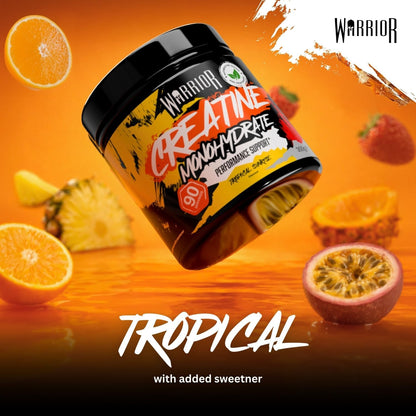Flavoured Creatine Monohydrate Powder 300G (90 Servings) – Creatine Powder Drink, Creatine for Performance, Strength &amp; Recovery (Not Creatine Gummies or Tablets) – Tropical Sunrise