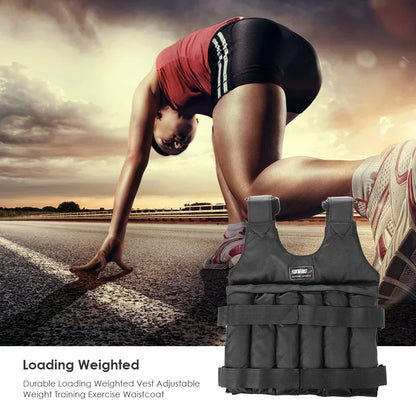 Adjustable Weighted Vest For Fitness Training