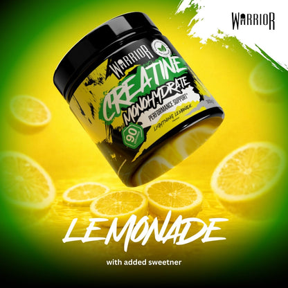 Flavoured Creatine Monohydrate Powder 300G (90 Servings) – Creatine Powder Drink, Creatine for Performance, Strength &amp; Recovery (Not Creatine Gummies or Tablets) – Lightning Lemonade
