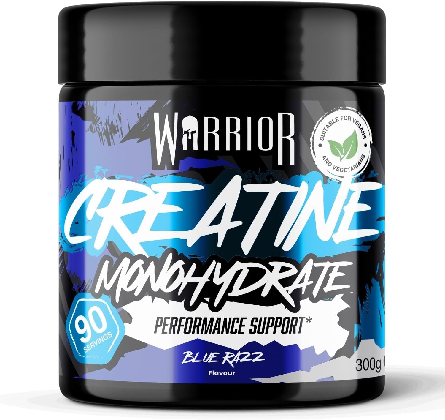Flavoured Creatine Monohydrate Powder 300G (90 Servings) – Creatine Powder Drink, Creatine for Performance, Strength &amp; Recovery (Not Creatine Gummies or Tablets) – Blue Razz