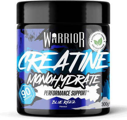 Flavoured Creatine Monohydrate Powder 300G (90 Servings) – Creatine Powder Drink, Creatine for Performance, Strength &amp; Recovery (Not Creatine Gummies or Tablets) – Blue Razz