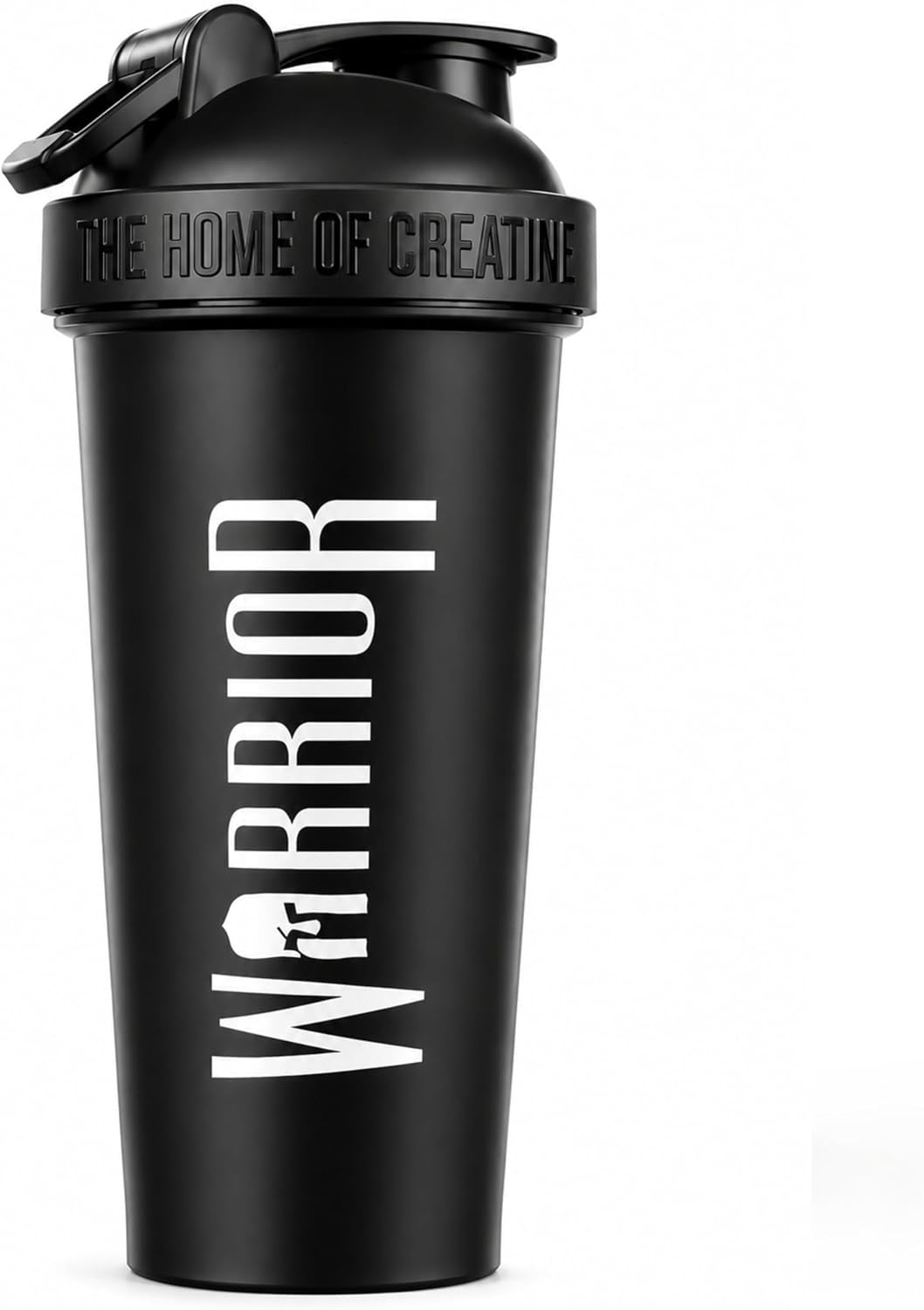 Black Protein Shaker Bottle 600Ml – the Home of Creatine – Leakproof Gym Shaker Cup for Protein Shakes, Creatine, Pre Workout &amp; Supplements – BPA Free Mixing Bottle
