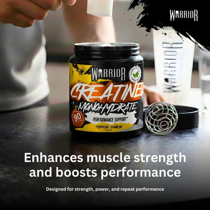 Flavoured Creatine Monohydrate Powder 300G (90 Servings) – Creatine Powder Drink, Creatine for Performance, Strength &amp; Recovery (Not Creatine Gummies or Tablets) – Tropical Sunrise
