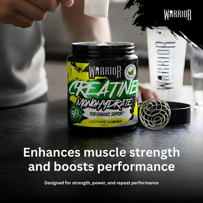Flavoured Creatine Monohydrate Powder 300G (90 Servings) – Creatine Powder Drink, Creatine for Performance, Strength &amp; Recovery (Not Creatine Gummies or Tablets) – Lightning Lemonade