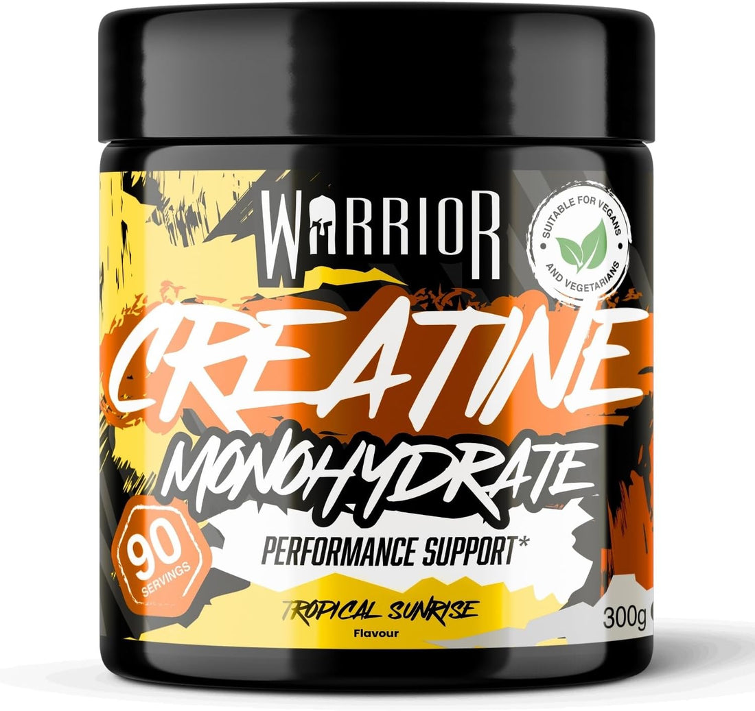 Flavoured Creatine Monohydrate Powder 300G (90 Servings) – Creatine Powder Drink, Creatine for Performance, Strength &amp; Recovery (Not Creatine Gummies or Tablets) – Tropical Sunrise