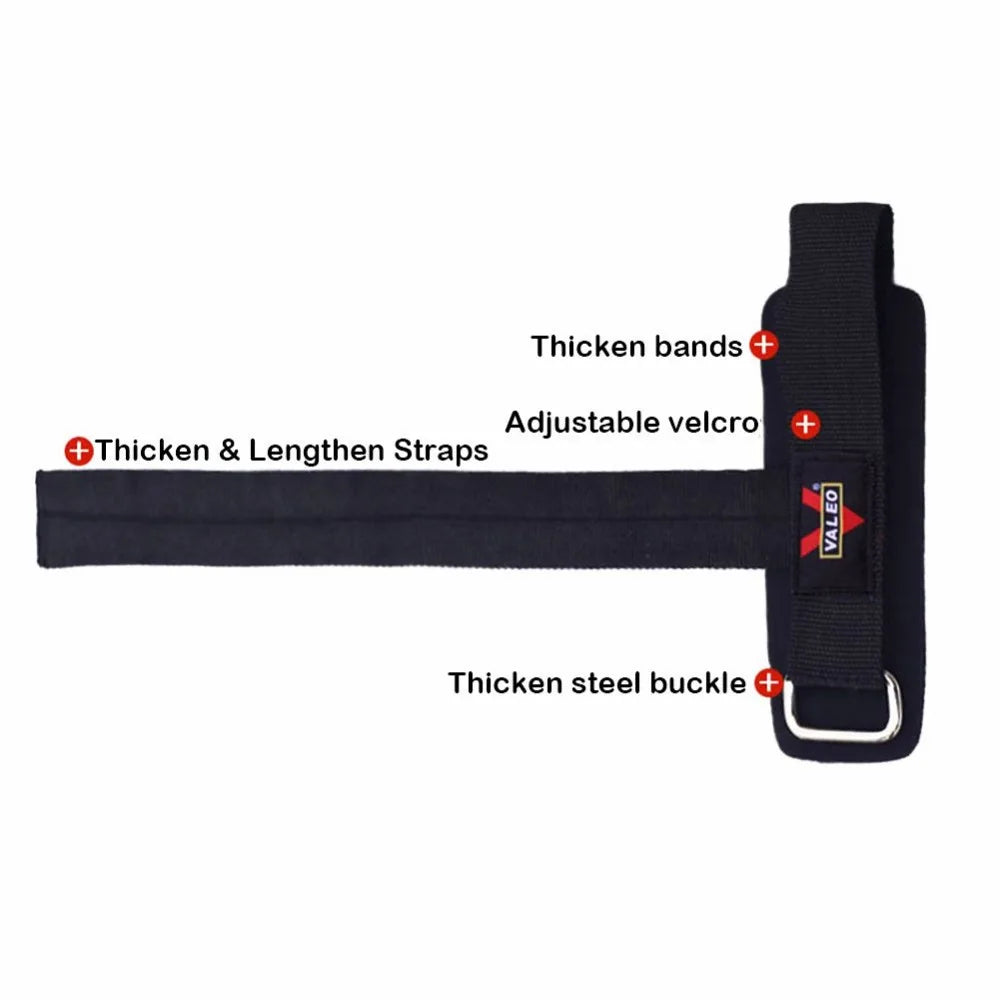 Bodybuilding Straps Gym Dumbbell Workout Weight Lifting Straps Crossfit Hand Grip Powerlifting Wrist Fitness Strap Gym Equipment
