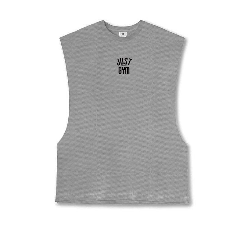 Fitness cut-sleeve vest sports sleeveless T-shirt men&