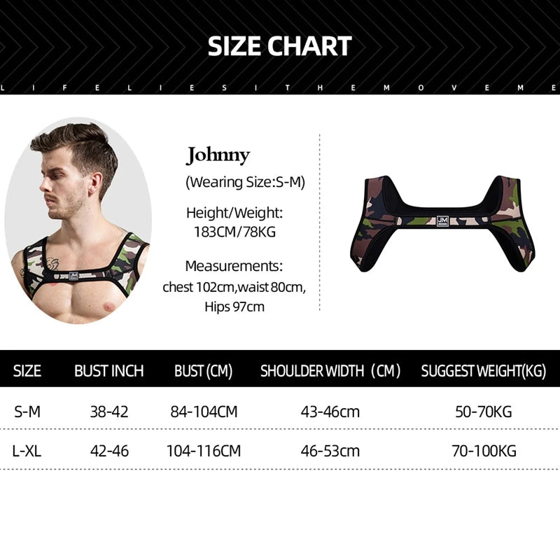 Harnessvest, Neoprene, Protective Gear, Fitness, Fitness Leggings, Exercise &amp; Fitness, Fitness Top, Gay, Chestshoulderstrap