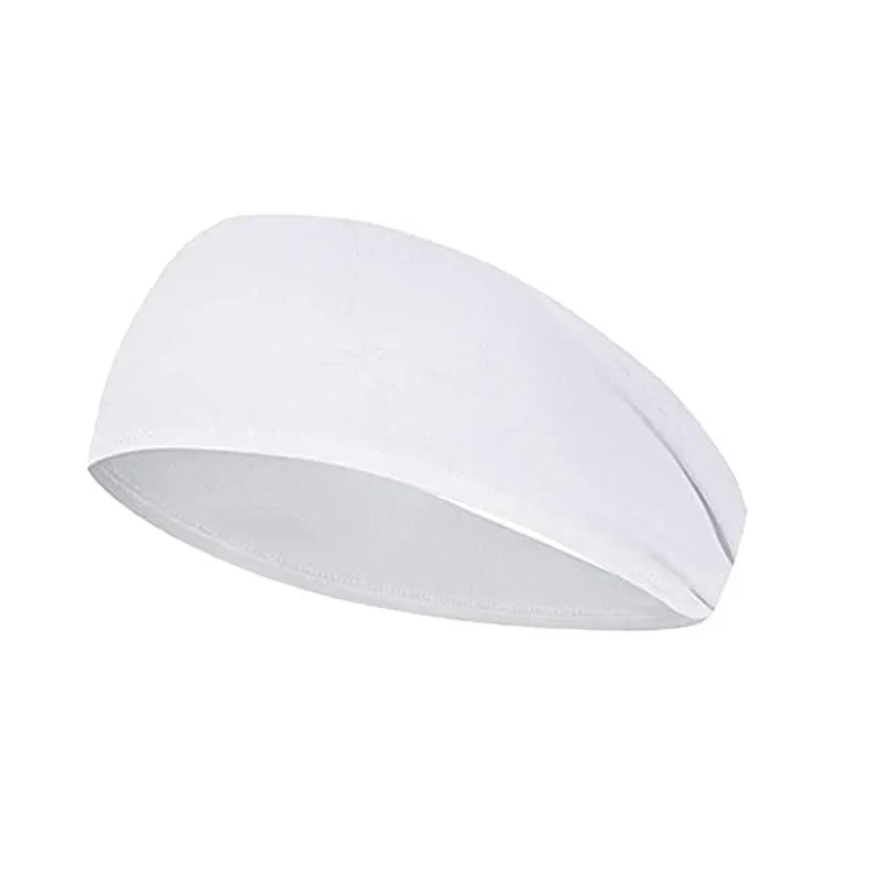Sports Solid Color Headbands Elastic Non Slip Quick Dry Workout Fitness Yoga Unisex Hairband Sweatband Bandana Hair Accessories