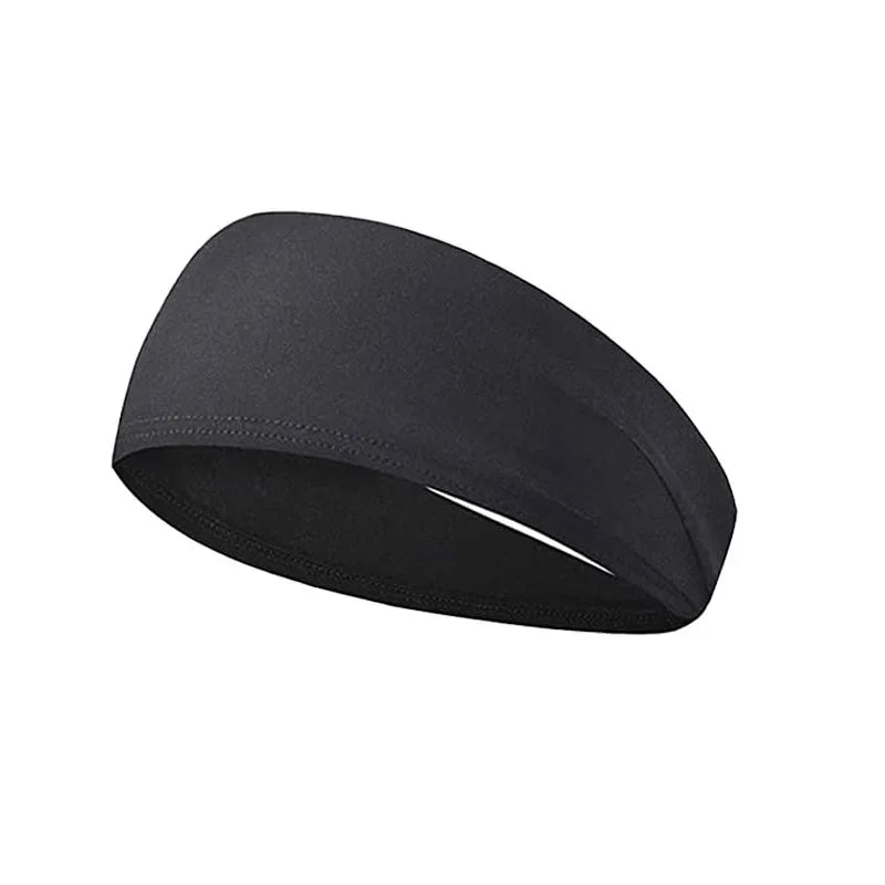 Sports Solid Color Headbands Elastic Non Slip Quick Dry Workout Fitness Yoga Unisex Hairband Sweatband Bandana Hair Accessories