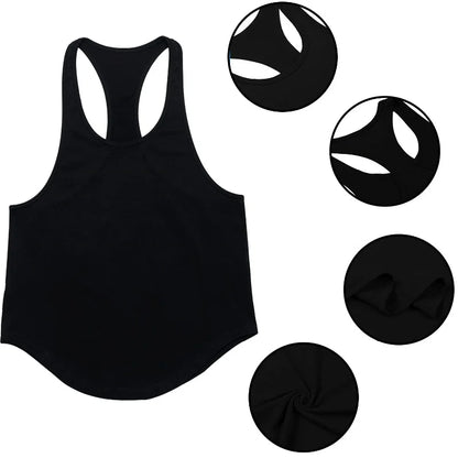 Spider Print Fitness Tank Top Fitness Shirt Muscle Men&