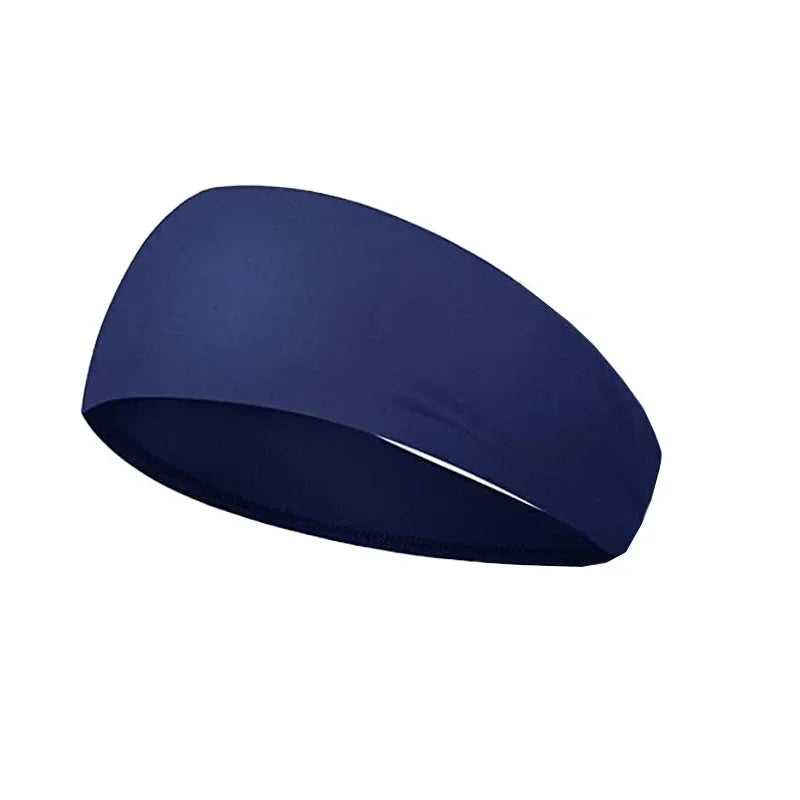 Sports Solid Color Headbands Elastic Non Slip Quick Dry Workout Fitness Yoga Unisex Hairband Sweatband Bandana Hair Accessories