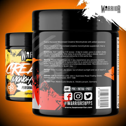 Flavoured Creatine Monohydrate Powder 300G (90 Servings) – Creatine Powder Drink, Creatine for Performance, Strength &amp; Recovery (Not Creatine Gummies or Tablets) – Tropical Sunrise